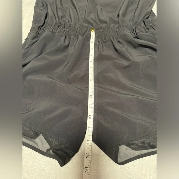 Zella Solid Black Romper Business Casual Closet Staple Womens XL - Picture 11 of 11